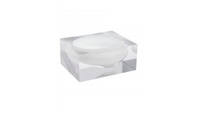 JR William Acrylic Block Bowl Hamptons White Sm